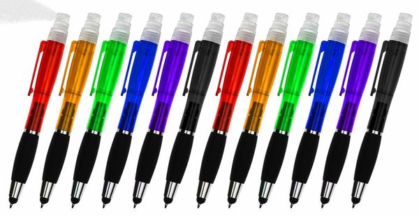 3in1 stylus pens for touch screens empty sanitizer spray pen writting supplies gift for student school favors wj106, Blue;orange
3in1 stylus pens for touch screens empty sanitizer spray pen writting supplies gift for student school favors wj106, Blue;orange
