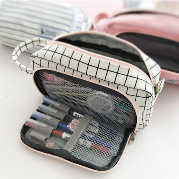 pencil cases simple large capacity case fashion canvas multi functional pen supplies bag school pencils pouch stationery
pencil cases simple large capacity case fashion canvas multi functional pen supplies bag school pencils pouch stationery
