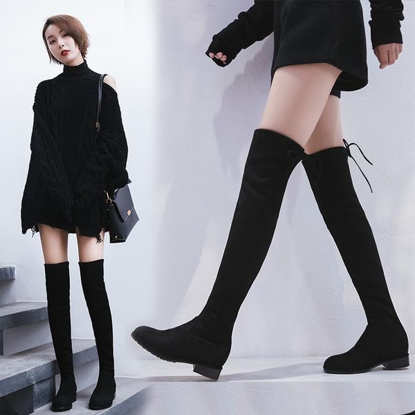 boots size 35-41 winter over the knee women stretch fabric thigh high woman shoes long bota feminina zapatos de mujer #66, Black
boots size 35-41 winter over the knee women stretch fabric thigh high woman shoes long bota feminina zapatos de mujer #66, Black