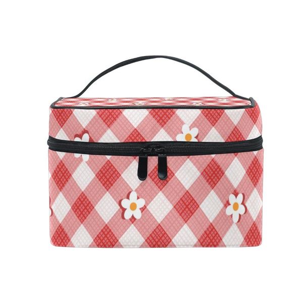 fengju cosmetic bag portable travel organizer hanging toiletry case storage tote for girls woman red gingham fabric cloth
fengju cosmetic bag portable travel organizer hanging toiletry case storage tote for girls woman red gingham fabric cloth