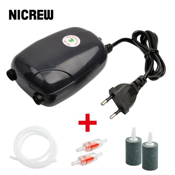 air pumps & accessories nicrew aquarium pump fish tank mini compressor single double outlet with check valve tube aquatic 220v 3w 5w
air pumps & accessories nicrew aquarium pump fish tank mini compressor single double outlet with check valve tube aquatic 220v 3w 5w