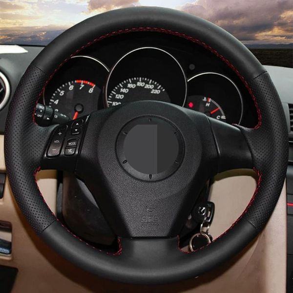 steering wheel covers diy black faux leather car accessories cover for 3 axela 5 6 atenza mpv 2004 2005 2006
steering wheel covers diy black faux leather car accessories cover for 3 axela 5 6 atenza mpv 2004 2005 2006