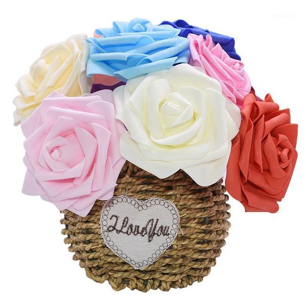 decorative flowers & wreaths 10 heads 10cm big artificial rose diy wreath bouquet foam flower for wedding decoration room table car1
decorative flowers & wreaths 10 heads 10cm big artificial rose diy wreath bouquet foam flower for wedding decoration room table car1