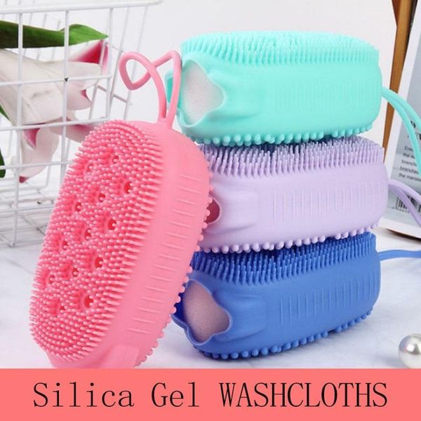 silicone double sided bath body scrubber exfoliating body brush bathroom shower loofah massage brushes clean skin back thighs
silicone double sided bath body scrubber exfoliating body brush bathroom shower loofah massage brushes clean skin back thighs