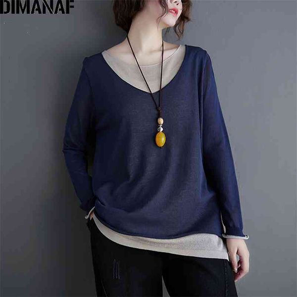 plus size women t-shirt spring summer long sleeve casual loose vintage lady tees shirts knitted elasticity clothing 210531, White
plus size women t-shirt spring summer long sleeve casual loose vintage lady tees shirts knitted elasticity clothing 210531, White