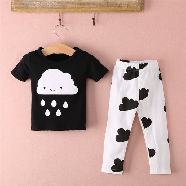 baby's children boys sets spring cute newborn t shirts+pants leggings 2pcs/suits cloud rain baby girls clothes, White
baby's children boys sets spring cute newborn t shirts+pants leggings 2pcs/suits cloud rain baby girls clothes, White