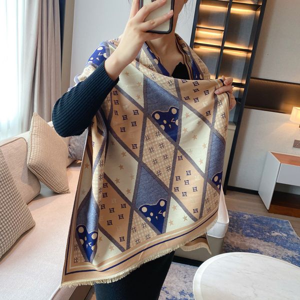 tippet muffler scarf letter color matching diamond lattice imitation cashmere scarf women's winter long thickened double-sided shawl en, Blue;gray
tippet muffler scarf letter color matching diamond lattice imitation cashmere scarf women's winter long thickened double-sided shawl en, Blue;gray