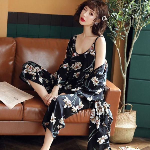 women's sleepwear night dress women printing ice silk home wear autumn nightdress nightgown suspender satin pajamas, Black;red
women's sleepwear night dress women printing ice silk home wear autumn nightdress nightgown suspender satin pajamas, Black;red