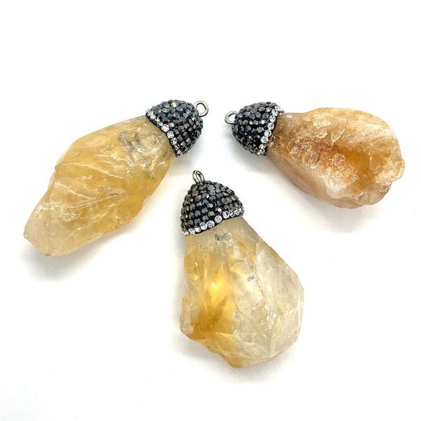 charms exquisite natural stone pendant irregular citrine necklace jewelry diy handmade bracelet accessories supplies, Bronze;silver
charms exquisite natural stone pendant irregular citrine necklace jewelry diy handmade bracelet accessories supplies, Bronze;silver