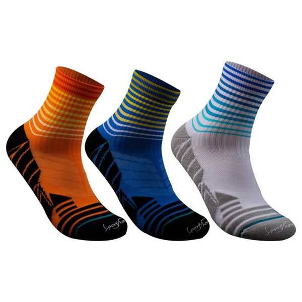 sports socks 3 pairs multifunction strip non-slip breathable for men running accessories basketball size m(39-43), Black
sports socks 3 pairs multifunction strip non-slip breathable for men running accessories basketball size m(39-43), Black