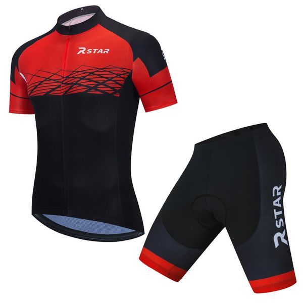 racing sets bike jersey set short sleeve cycling kits bicycle shorts gel pad road riding apparel, Black;blue
racing sets bike jersey set short sleeve cycling kits bicycle shorts gel pad road riding apparel, Black;blue