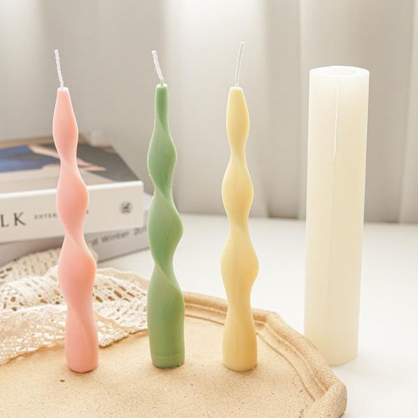 craft tools 2021 strip church candle mold geometric rotating spiral pole twist shape twisted silicone
craft tools 2021 strip church candle mold geometric rotating spiral pole twist shape twisted silicone
