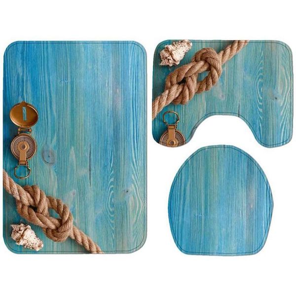 carpets mediterranean style twin rope anchor plank pattern floor mat absorbent non-slip toilet three-piece set
carpets mediterranean style twin rope anchor plank pattern floor mat absorbent non-slip toilet three-piece set
