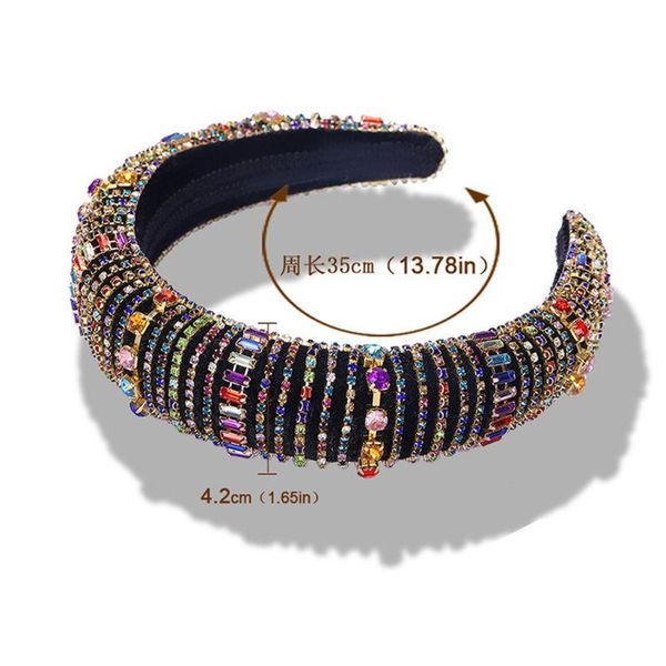 hair clips & barrettes baroque vintage women rhinestone headband fashion wide face claw chain luxury band wedding party headwear gifts, Golden;silver
hair clips & barrettes baroque vintage women rhinestone headband fashion wide face claw chain luxury band wedding party headwear gifts, Golden;silver