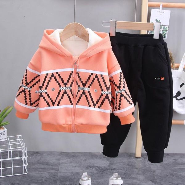 clothing sets boys girls warm clothes winter children cotton thick velvet coats pants 2pcs tracksuits for baby kids sports casual suits 5, White
clothing sets boys girls warm clothes winter children cotton thick velvet coats pants 2pcs tracksuits for baby kids sports casual suits 5, White