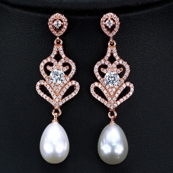 luxury designer earring s925 sterling silver post charm pearl earrings aaa cubic zirconia copper jewelry rose gold earrings for women girls, Golden
luxury designer earring s925 sterling silver post charm pearl earrings aaa cubic zirconia copper jewelry rose gold earrings for women girls, Golden