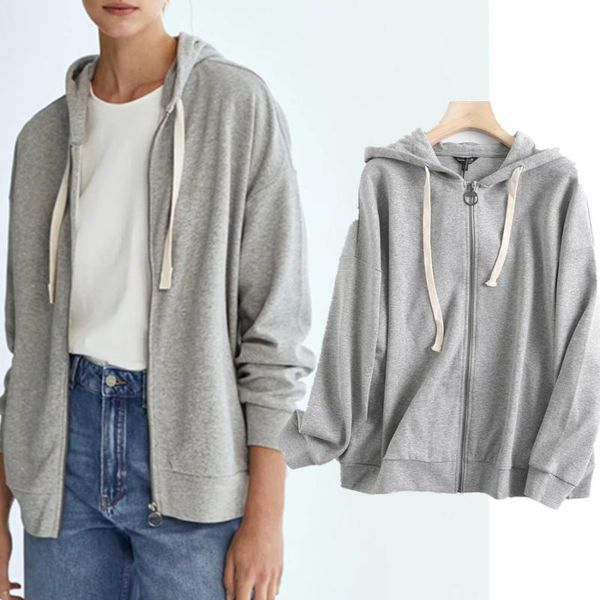 women's hoodies & sweatshirts maxdutti winter women 2021 england style fashion simple solid zipper cotton casual hooded sweatshirt plu, Black
women's hoodies & sweatshirts maxdutti winter women 2021 england style fashion simple solid zipper cotton casual hooded sweatshirt plu, Black