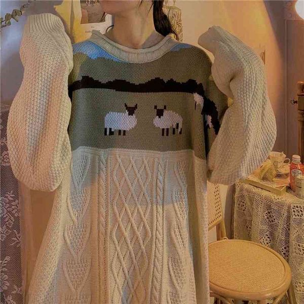 women's sweaters korobov korean women cardigans japanese style cute cartoon knit cardigan o neck long sleeve oversize 9vwx, White;black
women's sweaters korobov korean women cardigans japanese style cute cartoon knit cardigan o neck long sleeve oversize 9vwx, White;black