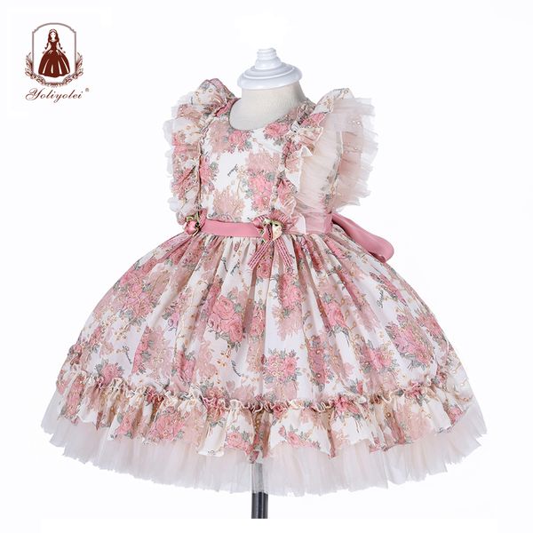 yoliyolei spanish lolita baby dress embroidery girls gowns kids child princess 1st birthday party clothes new born girls dresses 210315, Red;yellow
yoliyolei spanish lolita baby dress embroidery girls gowns kids child princess 1st birthday party clothes new born girls dresses 210315, Red;yellow