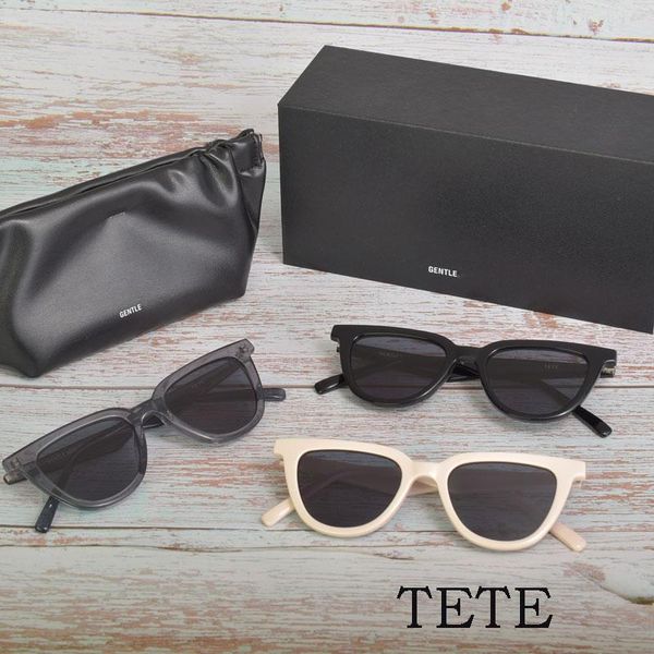 sunglasses 2021 gm korean brand gentle tete women men aceate cat eye sun glasses with original packing, White;black
sunglasses 2021 gm korean brand gentle tete women men aceate cat eye sun glasses with original packing, White;black