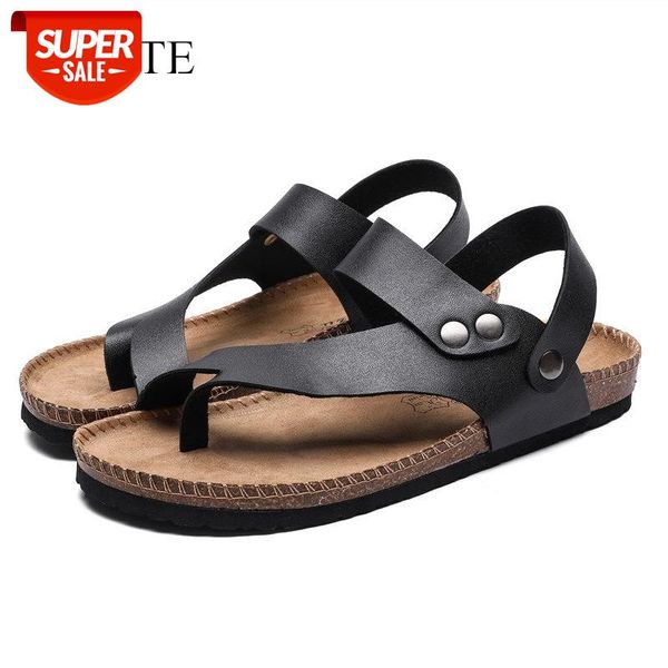 2021 summer men sandals cork beach pu leather female shoes back strap soft bottom comfort solid ladies footwear big size 45 #k70k, Black
2021 summer men sandals cork beach pu leather female shoes back strap soft bottom comfort solid ladies footwear big size 45 #k70k, Black