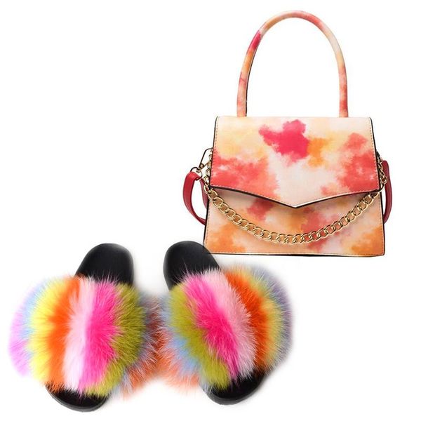 women's shoes slippers real fur slides and jelly bag fashion shoulder bags girls big fur sandals graffiti bag, Black
women's shoes slippers real fur slides and jelly bag fashion shoulder bags girls big fur sandals graffiti bag, Black
