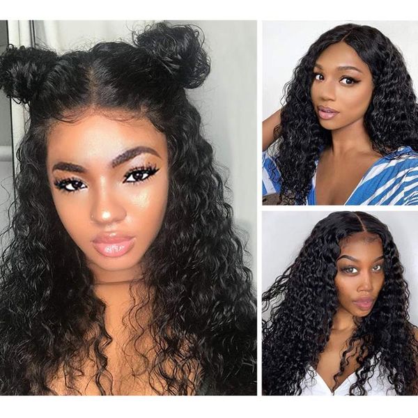 lace wigs front long curly human remy hair women brazilian black loose deep 13x6 swiss frontal pre plucked, Black;brown
lace wigs front long curly human remy hair women brazilian black loose deep 13x6 swiss frontal pre plucked, Black;brown