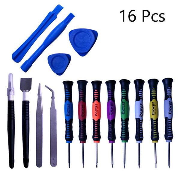 

professional hand tool sets 16pcs phone repair for samsung 16 in 1 set opening pry kit cellphone screwdrivers