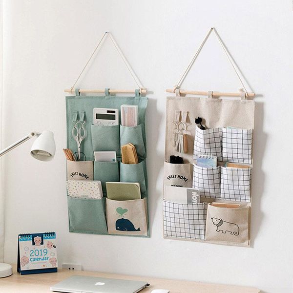 storage bags nordic cotton and linen hanging bag home office room organizer three-dimensional seven-port sundries
storage bags nordic cotton and linen hanging bag home office room organizer three-dimensional seven-port sundries