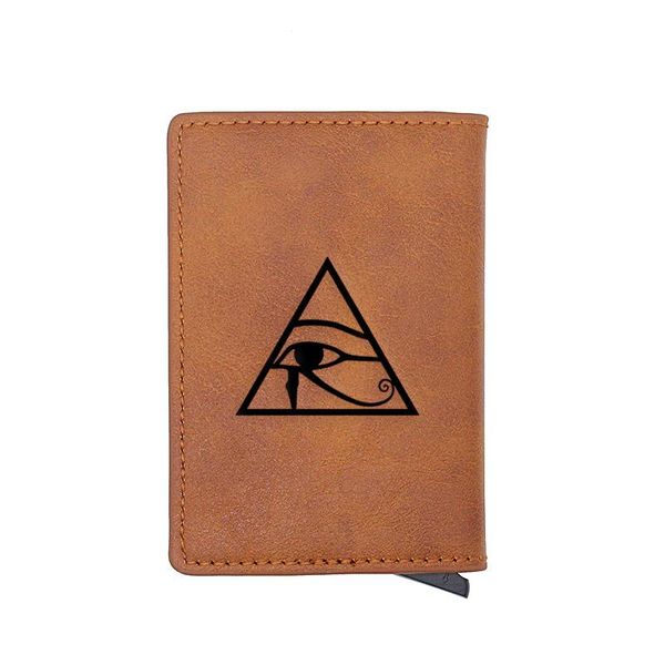 card holders classic masonic eye of god carve holder wallets men rfid trifold leather slim mini small money bag male purses, Brown;gray
card holders classic masonic eye of god carve holder wallets men rfid trifold leather slim mini small money bag male purses, Brown;gray