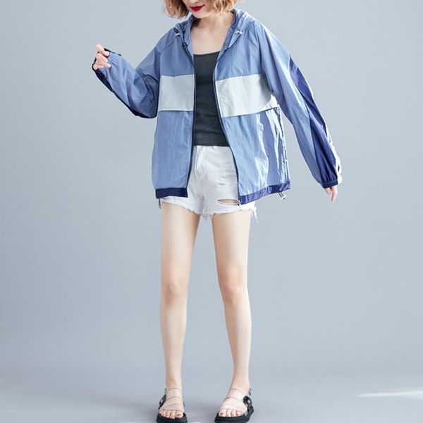 women's trench coats 2021 spring summer oversize hooded sun coat women casual hit color splice zipper stripe long sleeve protection clo, Tan;black
women's trench coats 2021 spring summer oversize hooded sun coat women casual hit color splice zipper stripe long sleeve protection clo, Tan;black