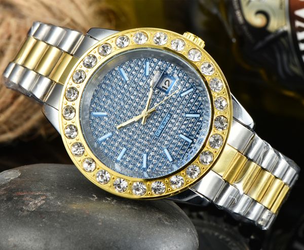 fashion mens watch quartz classic diamond wristwatch steel belt calendar business watches herren uhren gifts for men, Slivery;brown
fashion mens watch quartz classic diamond wristwatch steel belt calendar business watches herren uhren gifts for men, Slivery;brown