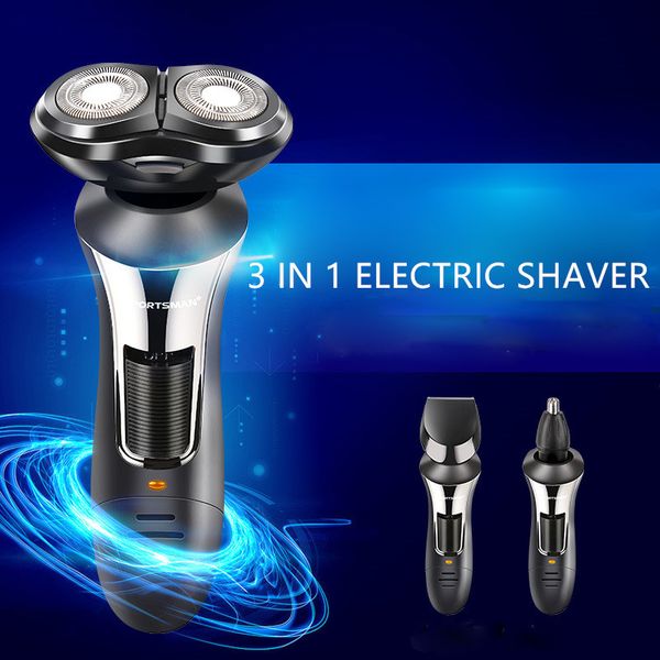 weidz 3 in 1 electric shaver for man dual floating blade+beard trimmer+nose trimmer washable usb rechargeable wireless use
weidz 3 in 1 electric shaver for man dual floating blade+beard trimmer+nose trimmer washable usb rechargeable wireless use