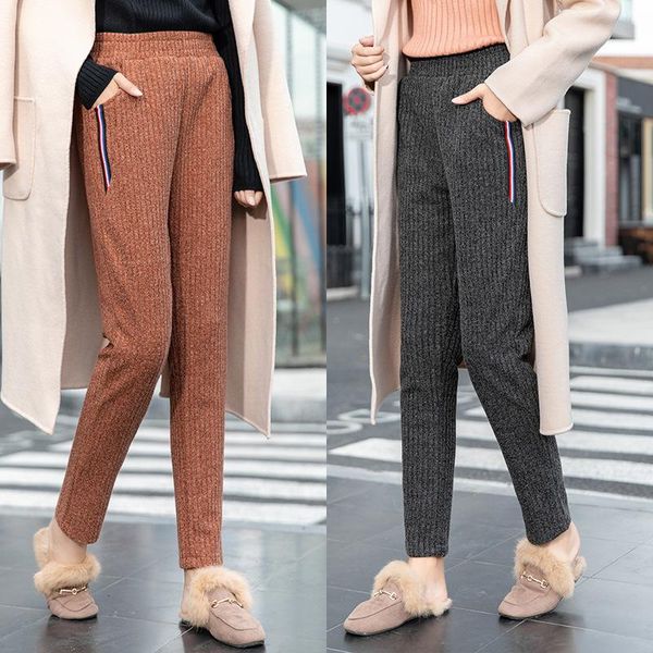 women's pants & capris leggings style for autumn and winter drape knitted striped thicken all-match casual capri-pants one prod, Black;white
women's pants & capris leggings style for autumn and winter drape knitted striped thicken all-match casual capri-pants one prod, Black;white