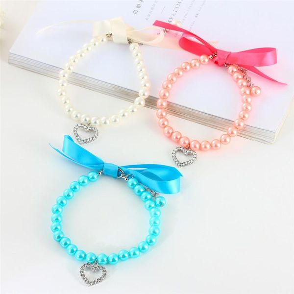 adjustable pearl dog necklace chain pet supplies cat puppy collar bling rhinestones accessories lovely fashion
adjustable pearl dog necklace chain pet supplies cat puppy collar bling rhinestones accessories lovely fashion