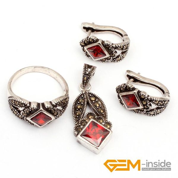 earrings & necklace red crystal antique tibetan silver ring pendant jewelry sets for party women fashion christmas birthday present gift
earrings & necklace red crystal antique tibetan silver ring pendant jewelry sets for party women fashion christmas birthday present gift