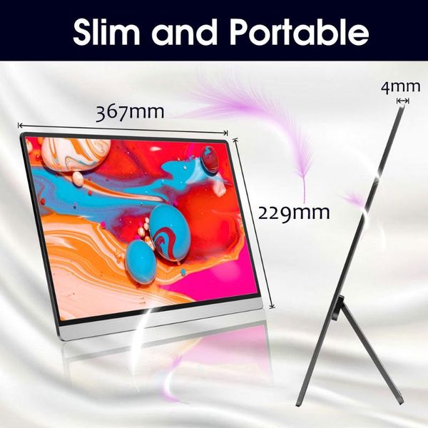 monitors 16.1 inch built-in stand1920*1080 gaming second usb type c pc lapexpansion split screen portable monitor for ps4 switch
monitors 16.1 inch built-in stand1920*1080 gaming second usb type c pc lapexpansion split screen portable monitor for ps4 switch