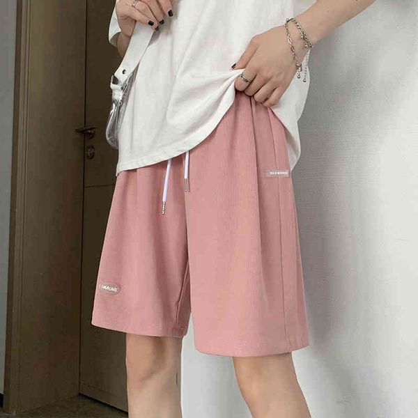 women's shorts harajuku women shorts men summer loose elastic waist hip hop skateboard streetwear iron chain pattern jogger shw7, White;black 
women's shorts harajuku women shorts men summer loose elastic waist hip hop skateboard streetwear iron chain pattern jogger shw7, White;black