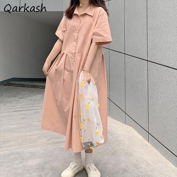 casual dresses dress women simple design summer fashion ladies vestidos friends japan style loose harajuku leisure midi single breasted, Black;gray
casual dresses dress women simple design summer fashion ladies vestidos friends japan style loose harajuku leisure midi single breasted, Black;gray
