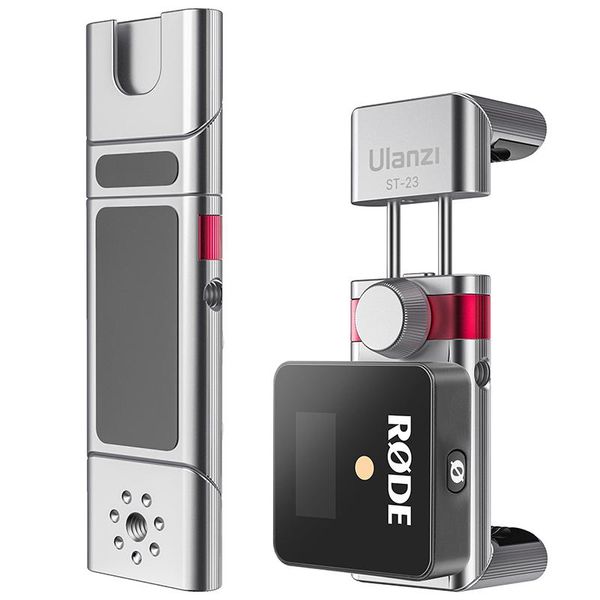 ulanzi st-23 phone mount phone holder clamp clip foldable with cold shoe 1/4'' tripod mount mic fill light vlog accessories
ulanzi st-23 phone mount phone holder clamp clip foldable with cold shoe 1/4'' tripod mount mic fill light vlog accessories
