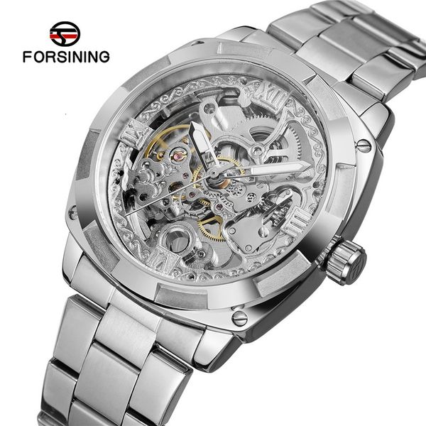 forsining automatic mechanical men watch military sport male clock brand luxury sier hollow waterproof man 019, Slivery;brown
forsining automatic mechanical men watch military sport male clock brand luxury sier hollow waterproof man 019, Slivery;brown