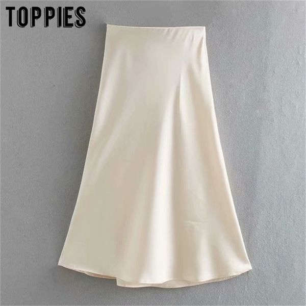 white satin midi skirts high waist pink a-line summer womens falas streetwear 210619, Black
white satin midi skirts high waist pink a-line summer womens falas streetwear 210619, Black