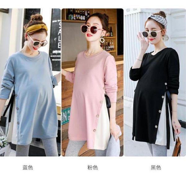 casual dresses maternity plus size patchwork long sleeve loose for women's clothing clothes female solid women, Black;gray
casual dresses maternity plus size patchwork long sleeve loose for women's clothing clothes female solid women, Black;gray