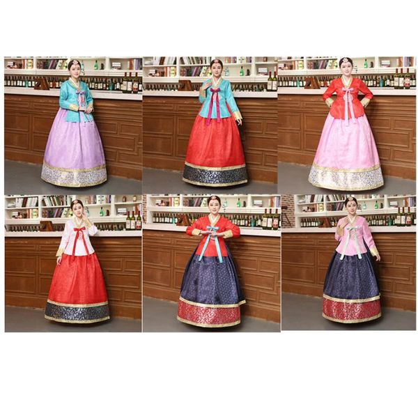 ethnic clothing dance korean traditional dress for women asian court princes stage performance fairy hanbok skirt retro set, Red
ethnic clothing dance korean traditional dress for women asian court princes stage performance fairy hanbok skirt retro set, Red