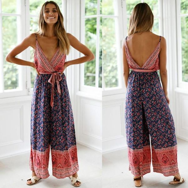 women's jumpsuits & rompers loose style print jumpsuit women 2021 summer fashion bodysuits deep v neck femme casual long playsuit backl, Black;white
women's jumpsuits & rompers loose style print jumpsuit women 2021 summer fashion bodysuits deep v neck femme casual long playsuit backl, Black;white