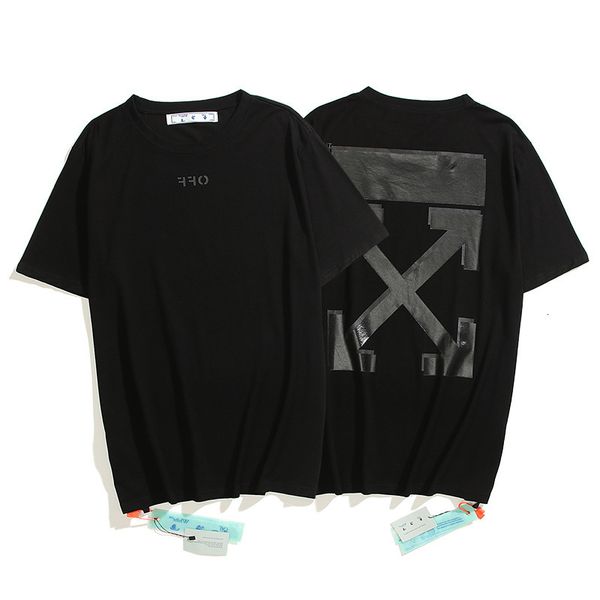spring summer off 3d solid black arrstyle print round neck short sleeve t-shirt style loose version men's and women's bottom shirt, White;black
spring summer off 3d solid black arrstyle print round neck short sleeve t-shirt style loose version men's and women's bottom shirt, White;black