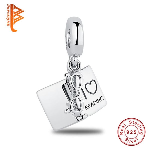 authentic 925 sterling silver i love reading with glasses dangle charm bead fit original pandora bracelets necklaces diy jewelry q0531, Black
authentic 925 sterling silver i love reading with glasses dangle charm bead fit original pandora bracelets necklaces diy jewelry q0531, Black