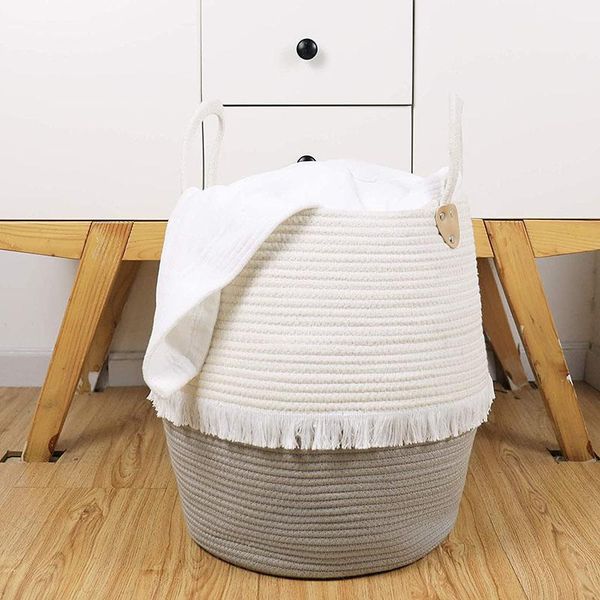 laundry bags agn large capacity basket handle design tassels storage baby toys bucket home container dirty clothes
laundry bags agn large capacity basket handle design tassels storage baby toys bucket home container dirty clothes