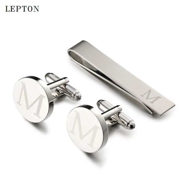 round cufflinks for ens silver color letters of alphabet cuff links & tie clip set men shirt cuffs button
round cufflinks for ens silver color letters of alphabet cuff links & tie clip set men shirt cuffs button