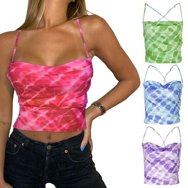 women's tanks & camis women summer tie dye beach soft sleeveless shopping hollowed out party backless fashion bandage daily, White
women's tanks & camis women summer tie dye beach soft sleeveless shopping hollowed out party backless fashion bandage daily, White
